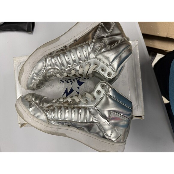A Bathing Ape (BAPE) 88 SK8 Sta \'Silver\' High Top Foil 191-063 9.5 main image 5